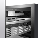 FORNO Cosenza 24" 4.69 cu.ft. Built-In Indoor/Outdoor Drawer Freezer with Ice Maker, FDRBI1838-24S