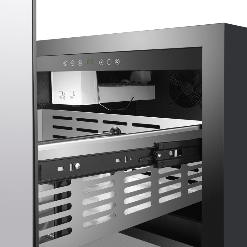 FORNO Cosenza 24" 4.69 cu.ft. Built-In Indoor/Outdoor Drawer Freezer with Ice Maker, FDRBI1838-24S