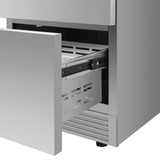 FORNO Como 24" 4.87 cu. ft. Outdoor/Indoor Drawer Refrigerator in Stainless Steel, FDROD1611-24S