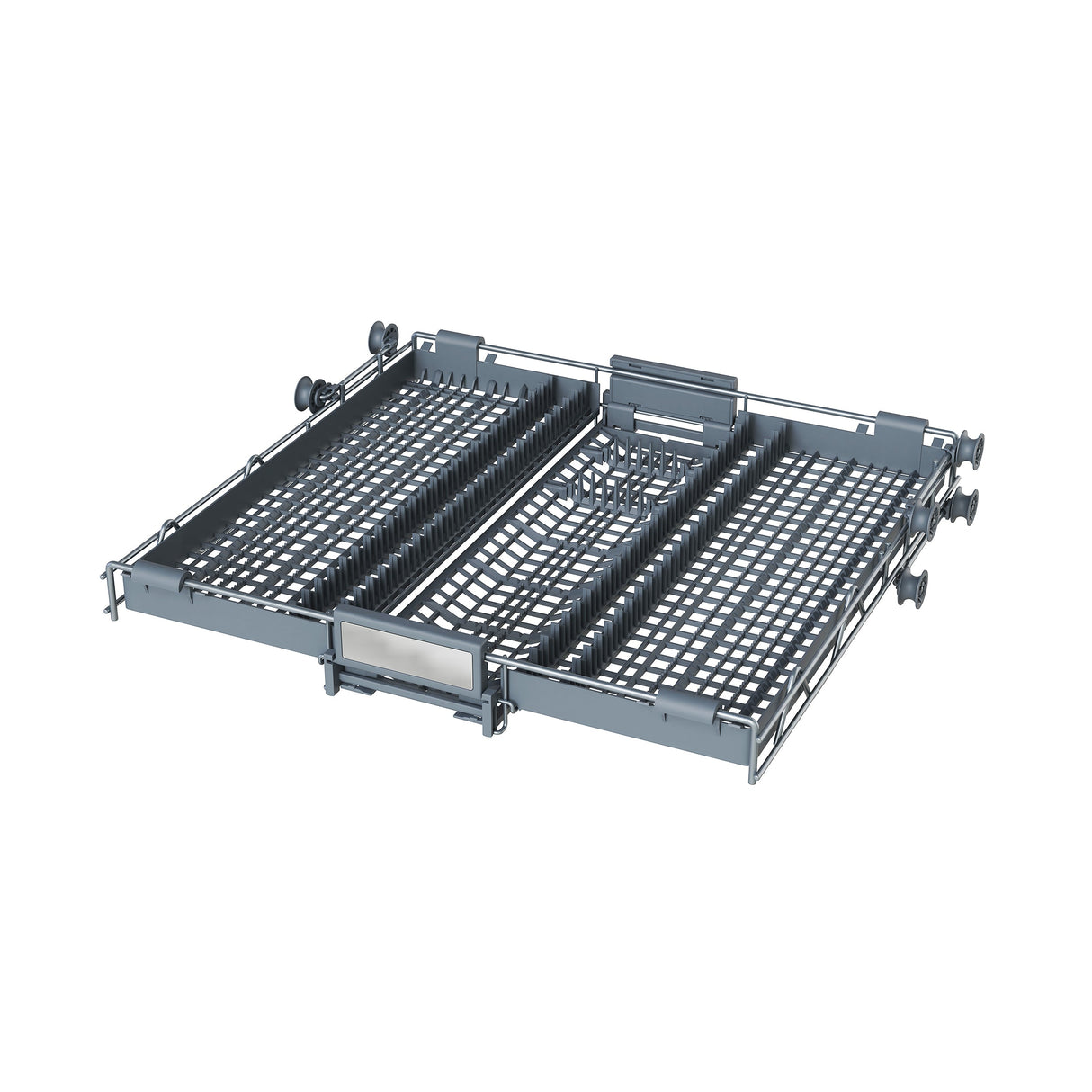 FORNO Espresso Romano 24" Built-In Tall Tub Dishwasher in Black with Antique Brass Handles, FDWBI8035-24BLK