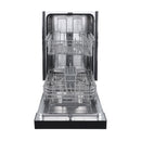 FORNO Polo 18" Built-in Dishwasher in Black, FDWBI8041-18BLK