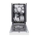 FORNO Polo 18" Built-in Dishwasher in White, FDWBI8041-18WHT
