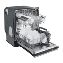 FORNO Espresso Package - 36" Refrigerator and Dishwasher in Black with Antique Brass Handles