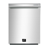 FORNO Appliance Package - 30" Dual Fuel Range, Dishwasher, 60" Refrigerator, AP-FFSGS6125-30-W-5