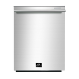 FORNO Package - 36" Electric French Door Range, Wall Mount Range Hood, Refrigerator, Dishwasher and Microwave, AP-FFSEL6917-36-5PK-1