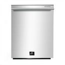 FORNO Espresso Package - 30" Electric Range, Range Hood and Dishwasher in Stainless Steel with Silver Handles