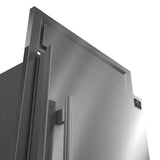 FORNO Maderno 28" 13.6 cu. ft. Right Swing Convertible Refrigerator/ Freezer with Modern Trim Kit, FFFFD1722-32RS