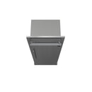 FORNO Maderno 28" 13.6 cu. ft. Right Swing Convertible Refrigerator/ Freezer with Modern Trim Kit, FFFFD1722-32RS