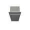 FORNO Maderno 28" 13.6 cu. ft. Right Swing Convertible Refrigerator/ Freezer with Modern Trim Kit, FFFFD1722-32RS