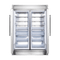 FORNO Appliance Package - 48" Gas Range, 60" Refrigerator, Microwave Drawer, Dishwasher, AP-FFSGS6244-48-26