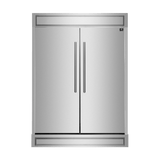 FORNO Appliance Package - 48" Gas Range, 60" Refrigerator, Microwave Drawer, Dishwasher, AP-FFSGS6244-48-26