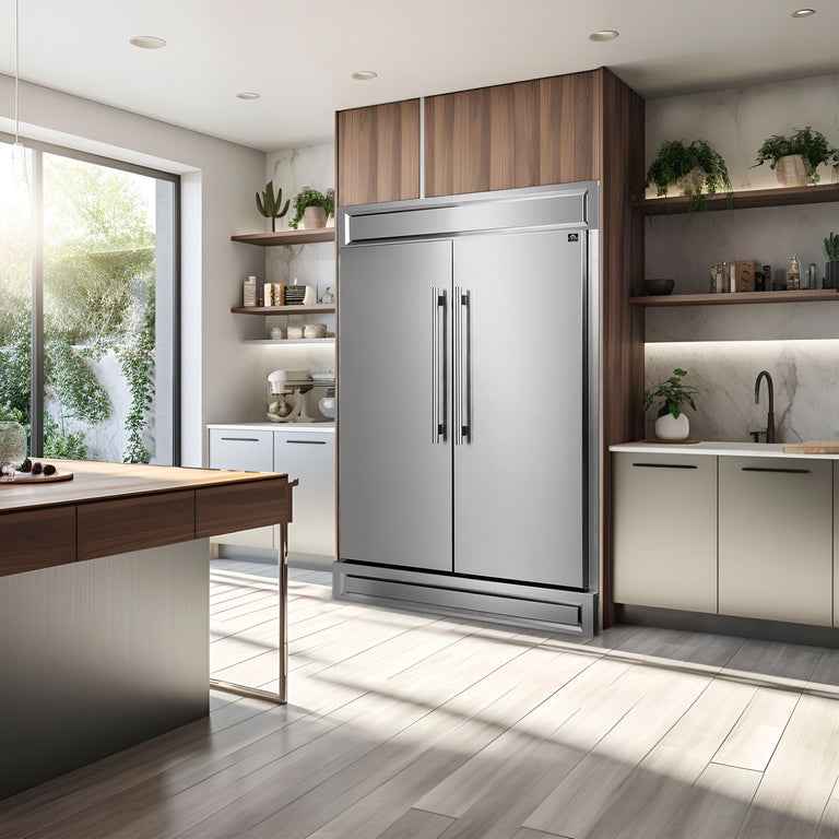 FORNO Package - 36" Electric French Door Range, Refrigerator and Dishwasher, AP-FFSEL6917-36-3PK-3