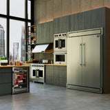 FORNO Maderno 60" 27.2 cu.ft. Convertible Refrigerator and Freezer with Modern Trim Kit, FFFFD1722-60S