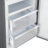 FORNO Guardia 23.4" 10.8 cu. ft. Right Swing Refrigerator with Bottom Freezer in Stainless Steel, FFFFD1778-24RS