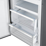 FORNO Guardia 46.8" 21.6 cu. ft. Bottom Mount Refrigerator in Stainless Steel, FFFFD1778-48