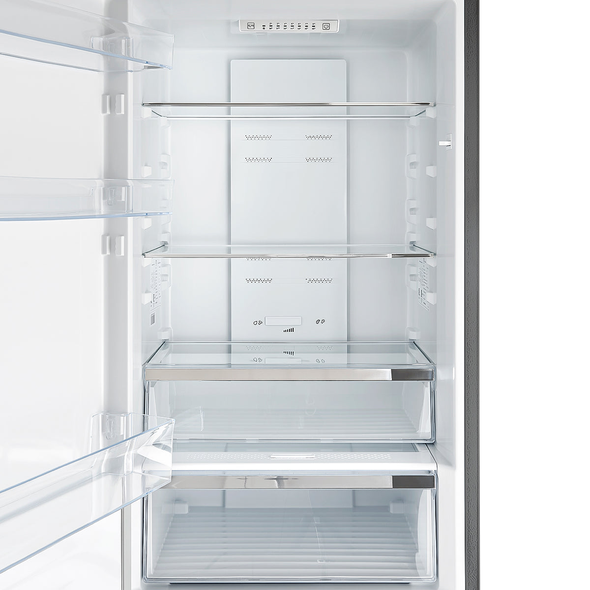 FORNO Guardia 46.8" 21.6 cu. ft. Bottom Mount Refrigerator in Stainless Steel, FFFFD1778-48