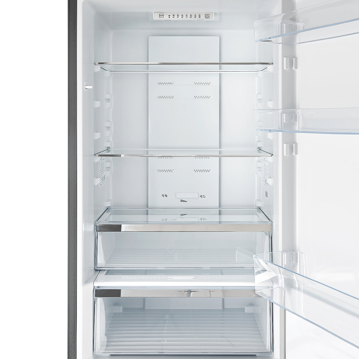 FORNO Guardia 46.8" 21.6 cu. ft. Bottom Mount Refrigerator in Stainless Steel, FFFFD1778-48