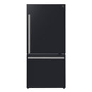 FORNO Espresso Package - 30" Electric Range, Range Hood, Refrigerator and Dishwasher in Black with Silver Handles, FBDL-006-02US