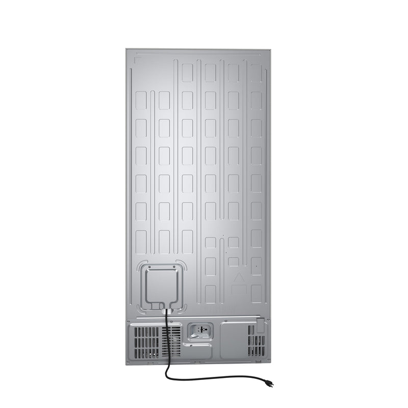 FORNO Espresso Milano 31" 17.2 cu. ft. Right Swing Refrigerator and Bottom Freezer in Stainless Steel with Silver Handles, FFFFD1785-31S