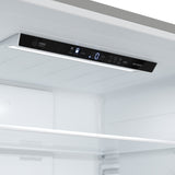 FORNO Espresso Milano 31" 17.2 cu. ft. Right Swing Refrigerator and Bottom Freezer in Stainless Steel with Silver Handles, FFFFD1785-31S