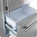 FORNO Espresso Milano 62" 34.4 cu. ft. Side-By-Side Refrigerator with Ice Maker in Stainless Steel, FFFFD1787-60S