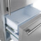FORNO Espresso Milano 62" 34.4 cu. ft. Side-By-Side Refrigerator with Ice Maker in Stainless Steel, FFFFD1787-60S