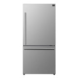 FORNO Espresso Milano 62" 34.4 cu. ft. Side-By-Side Refrigerator with Ice Maker in Stainless Steel, FFFFD1787-60S