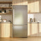 FORNO Espresso Milano 31" 17.2 cu. ft. Right Swing Refrigerator and Bottom Freezer in Stainless Steel with Silver Handles, FFFFD1785-31S