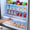 FORNO Espresso Milano 31" 17.2 cu. ft. Left Swing Refrigerator and Bottom Freezer with Ice Maker in Stainless Steel and Silver Handles, FFFFD1786-31S