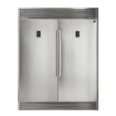 FORNO Appliance Package - 48" Gas Range, Range Hood, 60" Refrigerator, AP-FFSGS6239-48-6