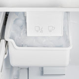 FORNO Gallipoli 30" 17.5 cu. ft. French Door Built-In Refrigerator in Stainless Steel with Ice Maker, FFFFD1974-31SB