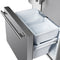 FORNO Gallipoli 35" 17.5 cu. ft. French Door Built-In Refrigerator in Stainless Steel with Ice Maker and Grill Trim Kit, FFFFD1974-35SG