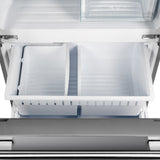 FORNO Gallipoli 35" 17.5 cu. ft. French Door Built-In Refrigerator in Stainless Steel with Ice Maker and Grill Trim Kit, FFFFD1974-35SG