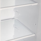 FORNO Espresso Salerno 33" 15.6 cu. ft. Refrigerator in Black with Antique Brass Handles, FFRBI1805-33BLK