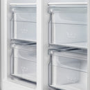 FORNO Espresso Package - 30" Electric Range, Range Hood, Refrigerator and Dishwasher in White with Silver Handles