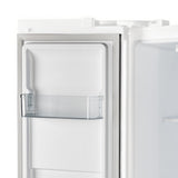 FORNO Espresso Salerno 33" 15.6 cu. ft. Refrigerator in White with Silver Handles, FFRBI1805-33WHT