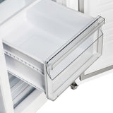 FORNO Espresso Salerno 33" 15.6 cu. ft. Refrigerator in White with Silver Handles, FFRBI1805-33WHT