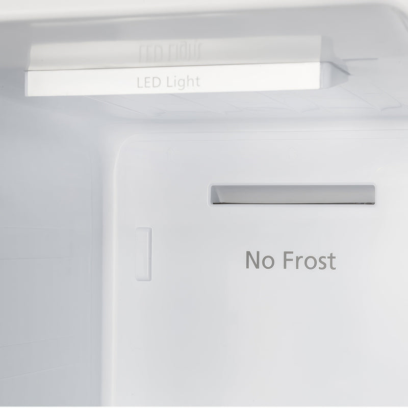 FORNO Espresso Salerno 33" 15.6 cu. ft. Refrigerator in White with Silver Handles, FFRBI1805-33WHT