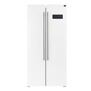 FORNO Espresso Package - 30" Electric Range, Range Hood, Refrigerator and Dishwasher in White with Silver Handles