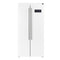 FORNO Espresso Package - 30" Electric Range, Range Hood and Refrigerator in White with Silver Handles