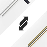 FORNO Espresso Salerno 33" 15.6 cu. ft. Refrigerator in White with Silver Handles, FFRBI1805-33WHT