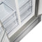 FORNO Salerno 37" 15.6 cu. ft. Side-by-Side Built-In Refrigerator in Stainless Steel and Modern Trim Kit, FFRBI1805-37MG