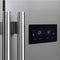 FORNO Salerno 37" 15.6 cu. ft. Side-by-Side Built-In Refrigerator in Stainless Steel and Modern Trim Kit, FFRBI1805-37MG