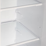 FORNO Salerno 37" 15.6 cu. ft. Side-by-Side Built-In Refrigerator in Stainless Steel and Modern Trim Kit, FFRBI1805-37MG