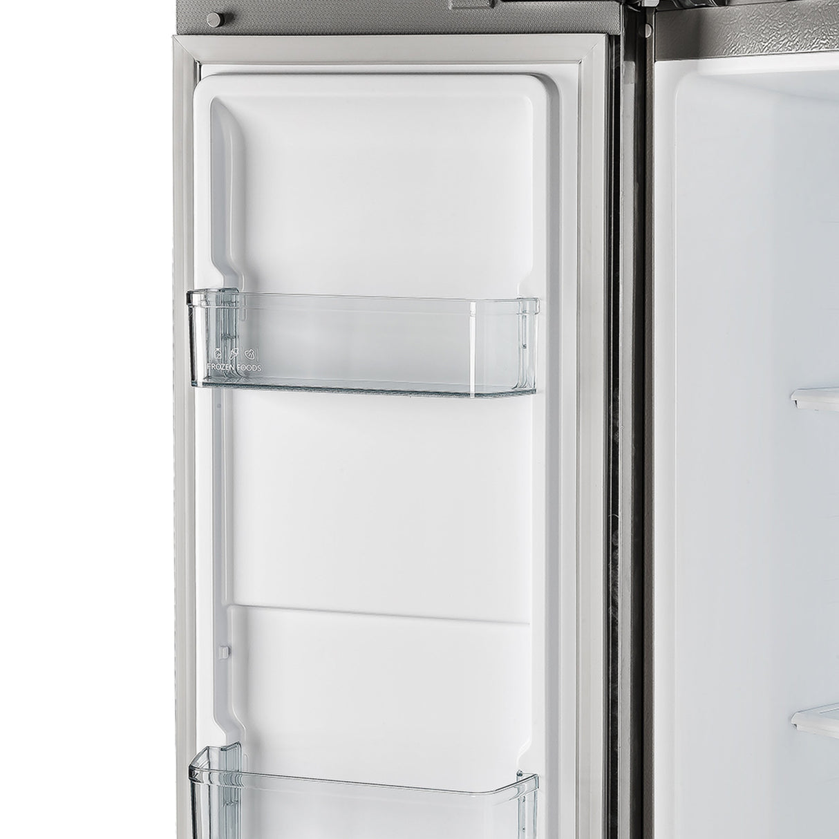FORNO Salerno 37" 15.6 cu. ft. Side-by-Side Built-In Refrigerator in Stainless Steel and Grill Trim Kit, FFRBI1805-37SG