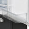 FORNO Espresso Moena 36" 19.2 cu. ft. Refrigerator with Ice Maker in Black with Silver Handles, FFRBI1820-36BLK