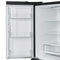 FORNO Espresso Moena 36" 19.2 cu. ft. Refrigerator with Ice Maker in Black with Antique Brass Handles, FFRBI1820-36BLK