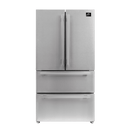 FORNO Appliance Package - 48" Gas Range, 36" Refrigerator, Microwave Drawer, Dishwasher, AP-FFSGS6244-48-25