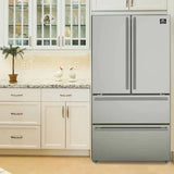 FORNO Appliance Package - 36" Gas Range, Dishwasher, 36" Refrigerator, FBDL-004-01CAUS