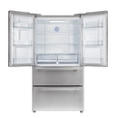 FORNO Appliance Package - 48" Gas Range, Range Hood, 36" Refrigerator, Dishwasher, AP-FFSGS6244-48-17